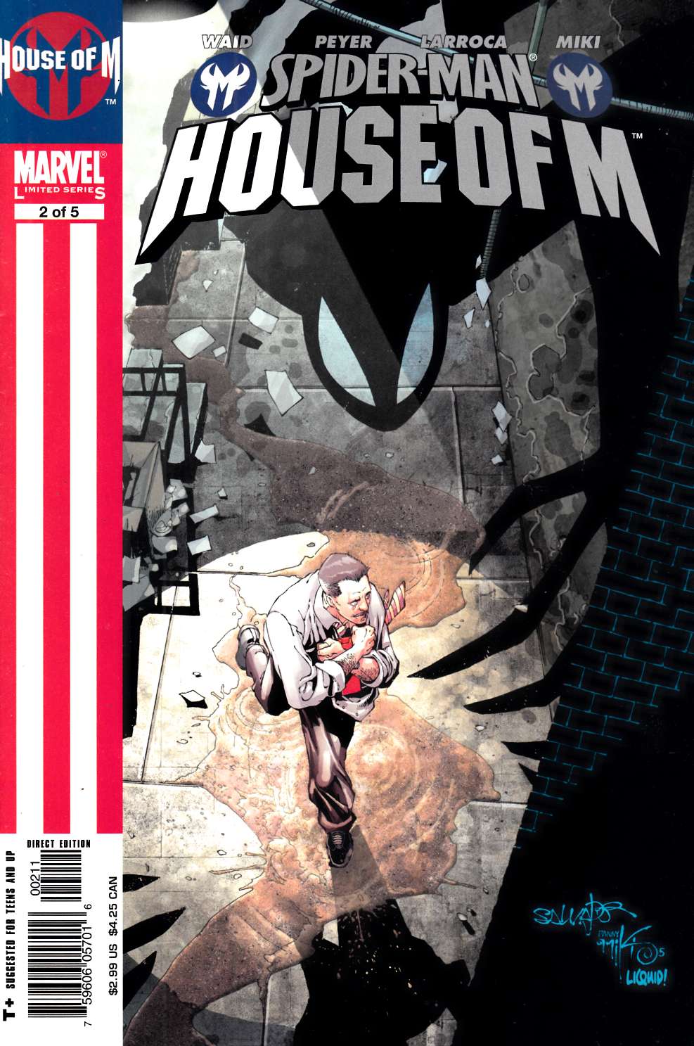 Spider-Man House of M #2 Very Fine (8.0) [Marvel Comic] THUMBNAIL