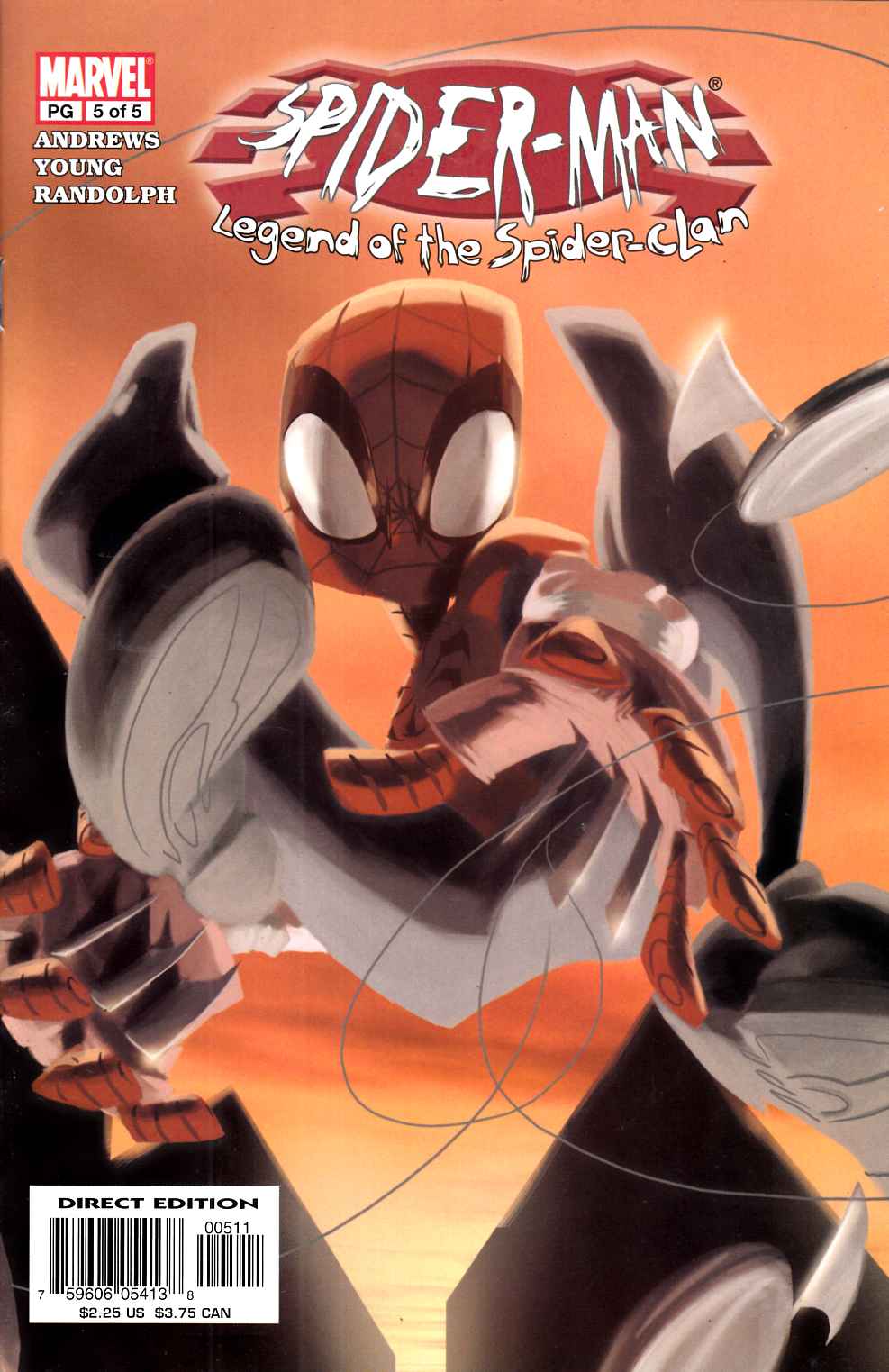 Spider-Man Legend of the Spider-Clan #5 Near Mint (9.4) [Marvel Comic] THUMBNAIL
