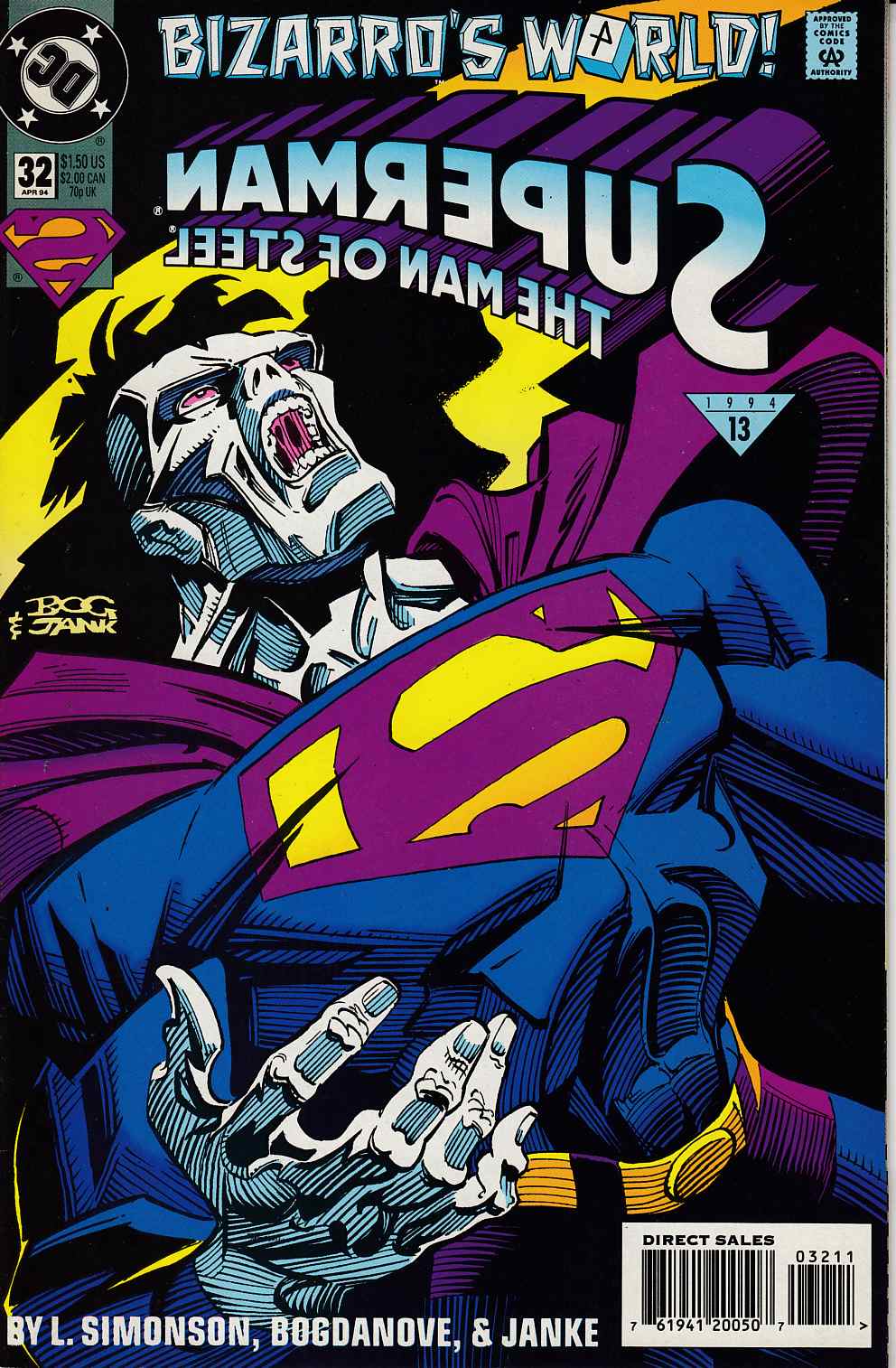 Superman The Man of Steel #32 Very Fine (8.0) [DC Comic] THUMBNAIL