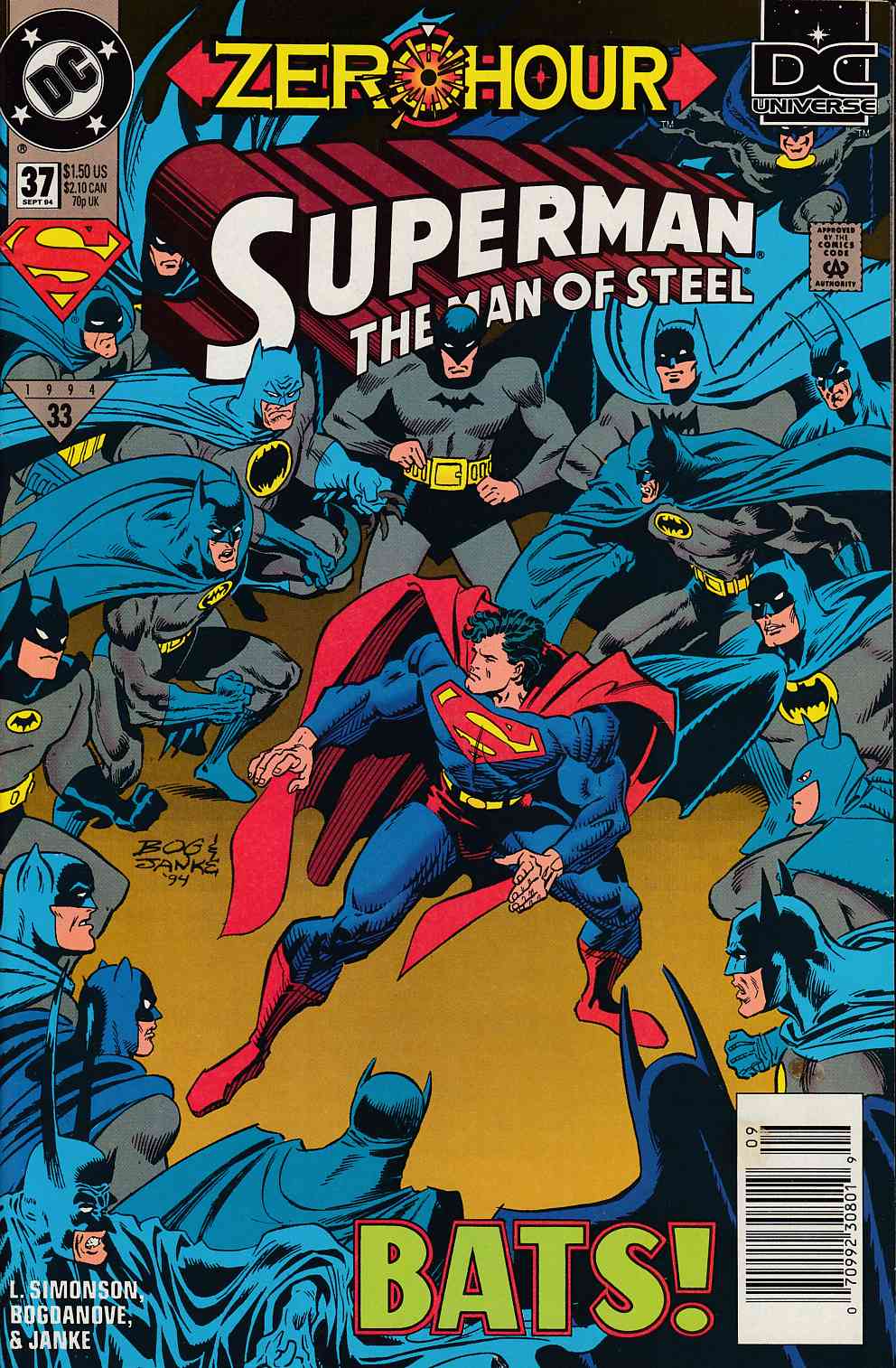 Superman The Man of Steel #37 Newsstand Edition Very Good (4.0) [DC Comic] LARGE