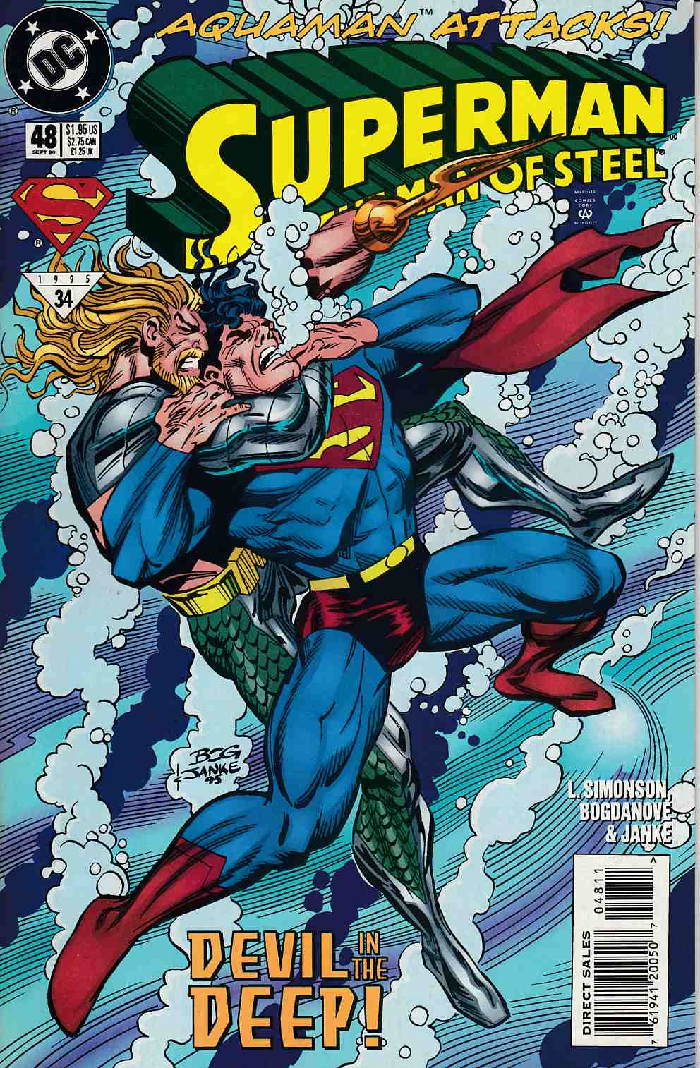 Superman The Man of Steel #48 Near Mint (9.4) [DC Comic] LARGE