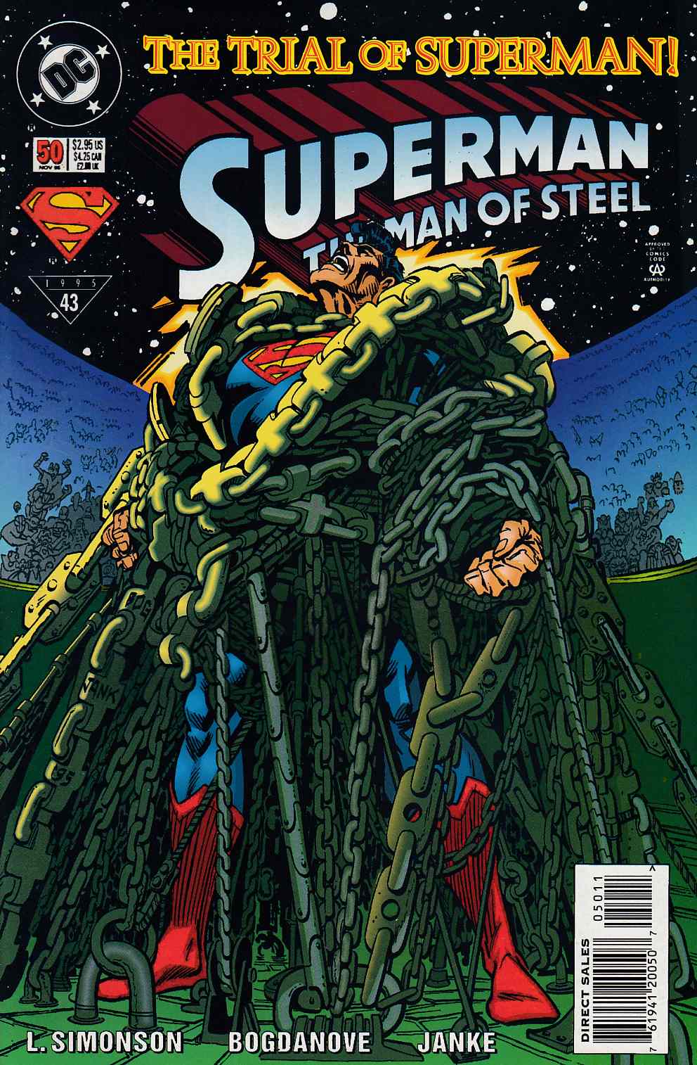 Superman The Man of Steel #50 Very Fine (8.0) [DC Comic] THUMBNAIL
