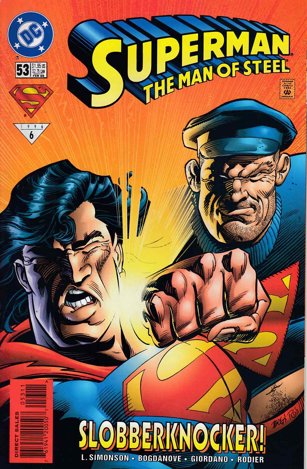 Superman The Man of Steel #53 Very Fine (8.0) [DC Comic] LARGE