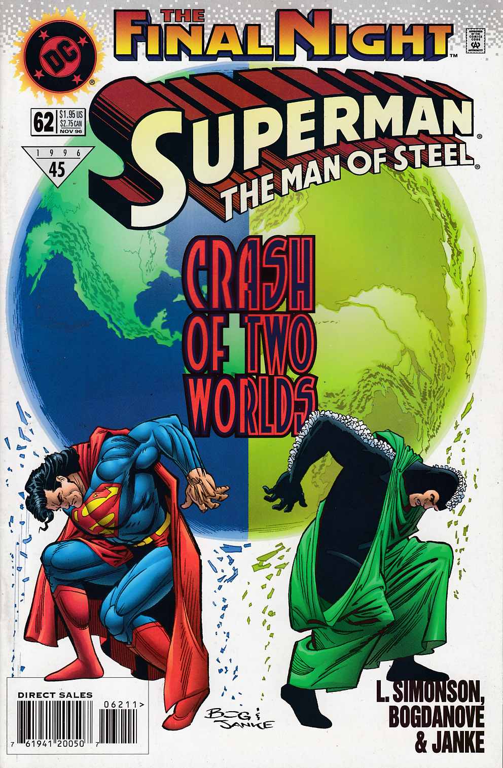Superman The Man of Steel #62 Near Mint (9.4) [DC Comic] LARGE