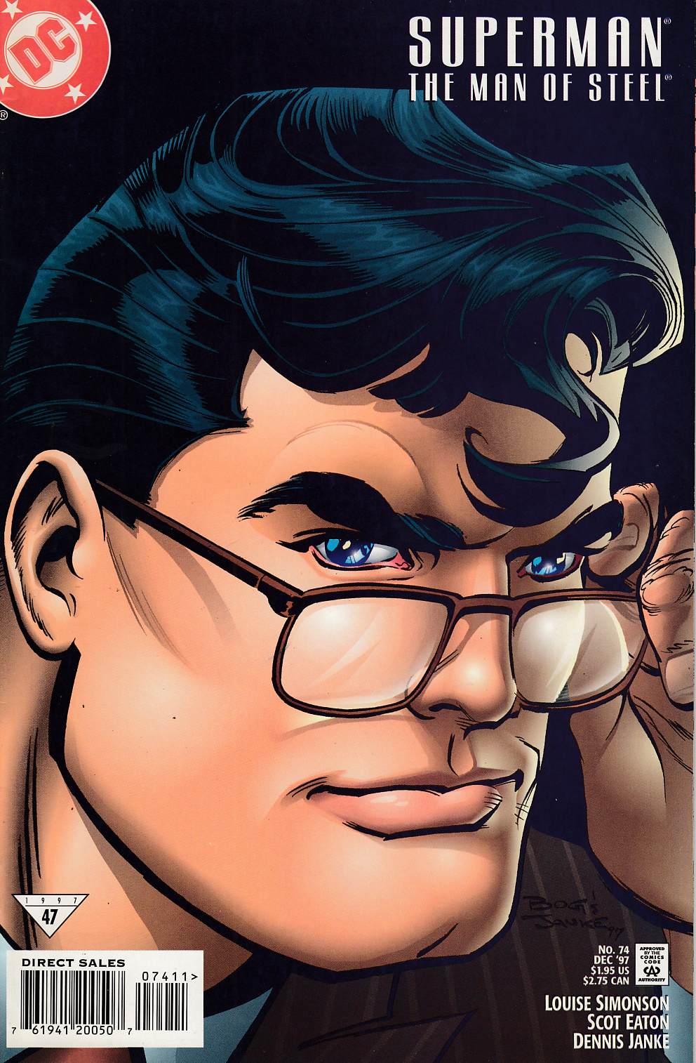 Superman The Man of Steel #74 Very Fine (6.0) [DC Comic] LARGE