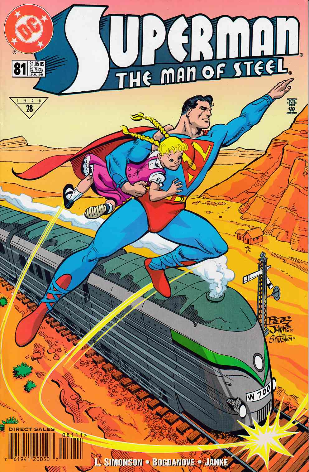 Superman The Man of Steel #81 Very Fine (8.0) [DC Comic] LARGE