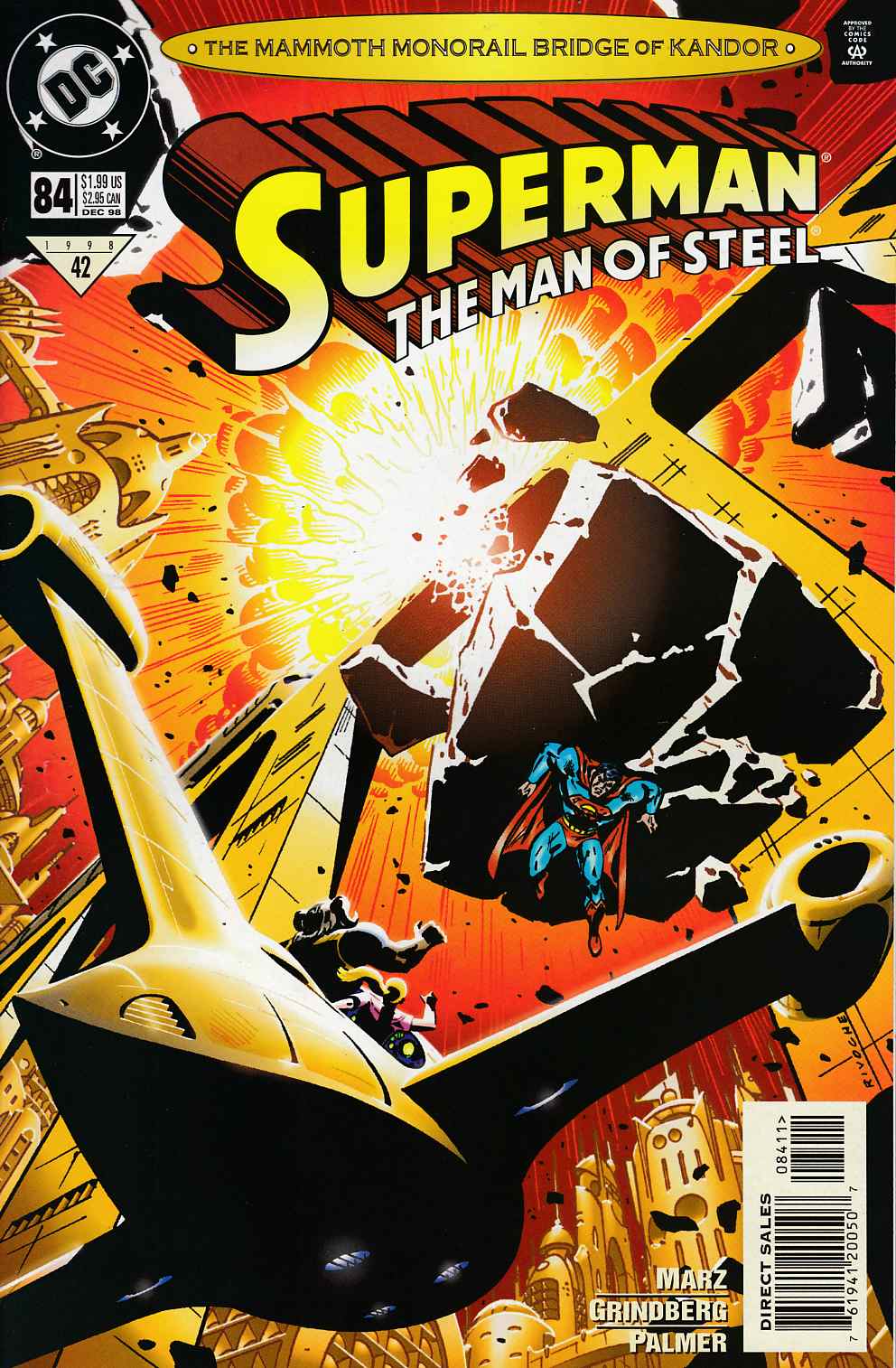 Superman The Man of Steel #84 Near Mint (9.4) [DC Comic] THUMBNAIL