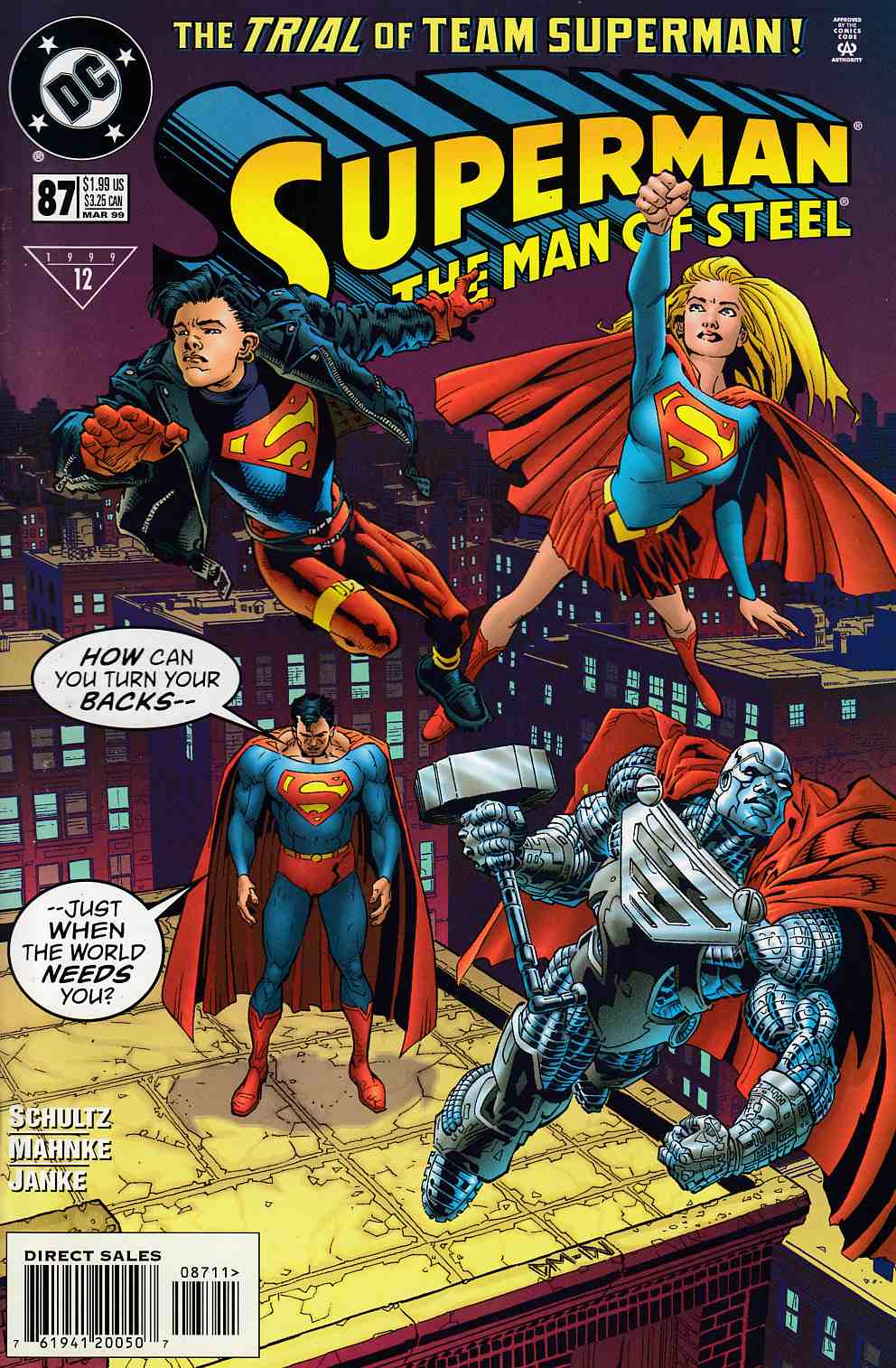 Superman The Man of Steel #87 Near Mint (9.4) [DC Comic] THUMBNAIL