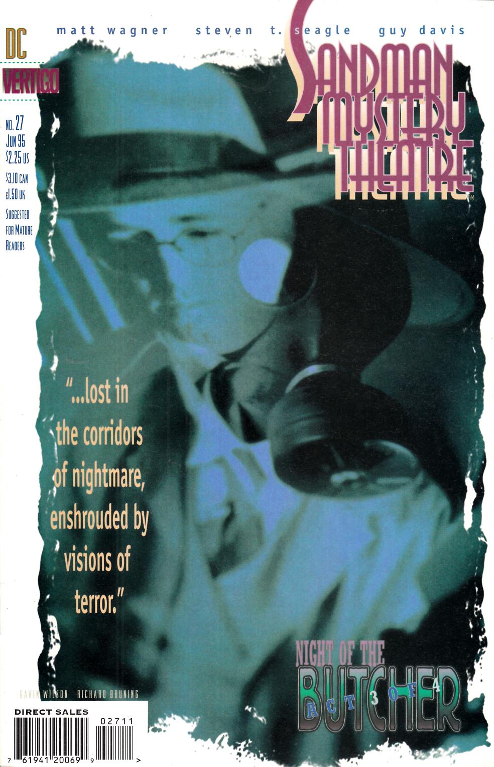 Sandman Mystery Theatre #27 Very Fine (8.0) [DC Comic] LARGE
