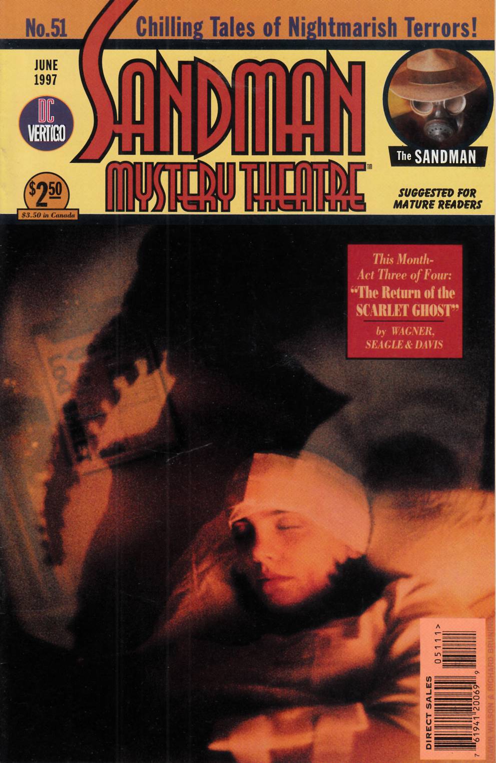Sandman Mystery Theatre #51 Near Mint (9.4) [DC Comic] LARGE