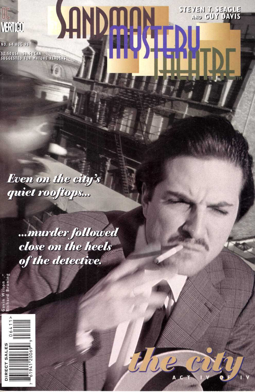 Sandman Mystery Theatre #64 Near Mint (9.4) [DC Comic] LARGE
