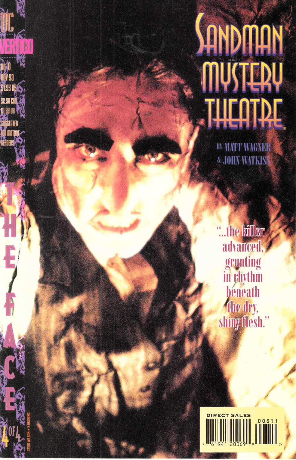 Sandman Mystery Theatre #8 Near Mint (9.4) [DC Comic] LARGE