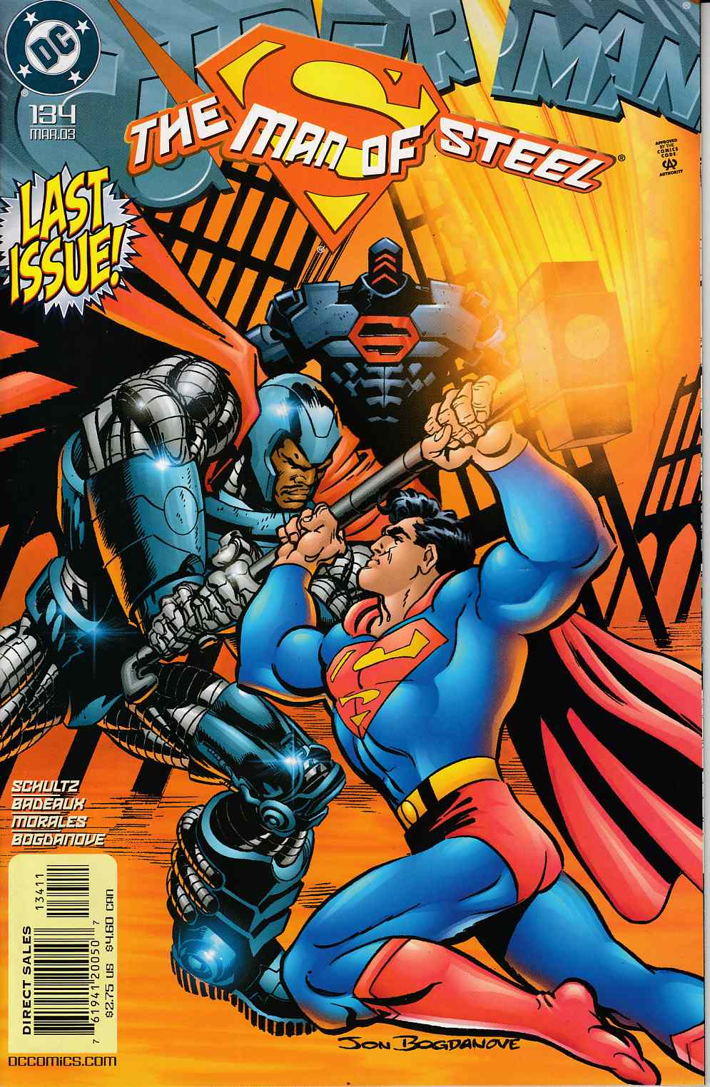 Superman The Man of Steel #134 Near Mint Minus (9.2) [DC Comic] LARGE