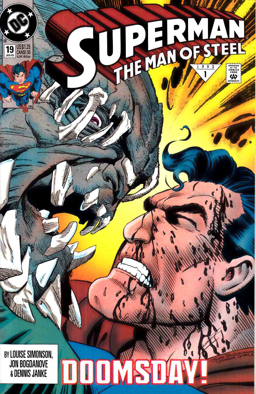 Superman The Man of Steel #19 Near Mint (9.4) [DC Comic] LARGE
