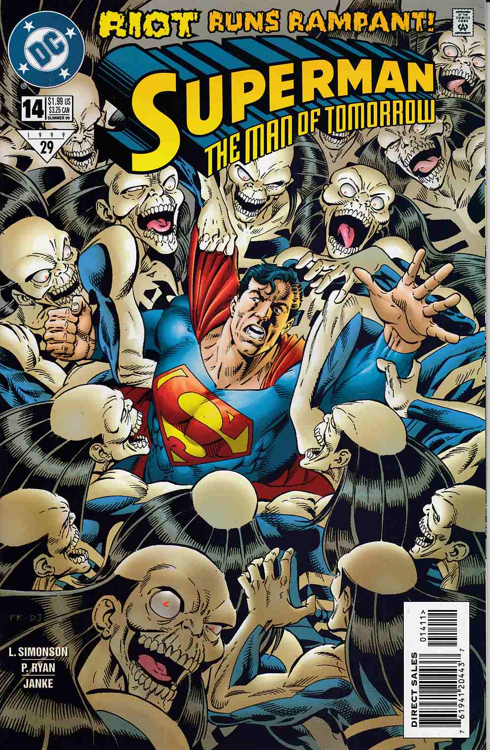 Superman The Man of Tomorrow #14 Very Fine (8.0) [DC Comic] THUMBNAIL