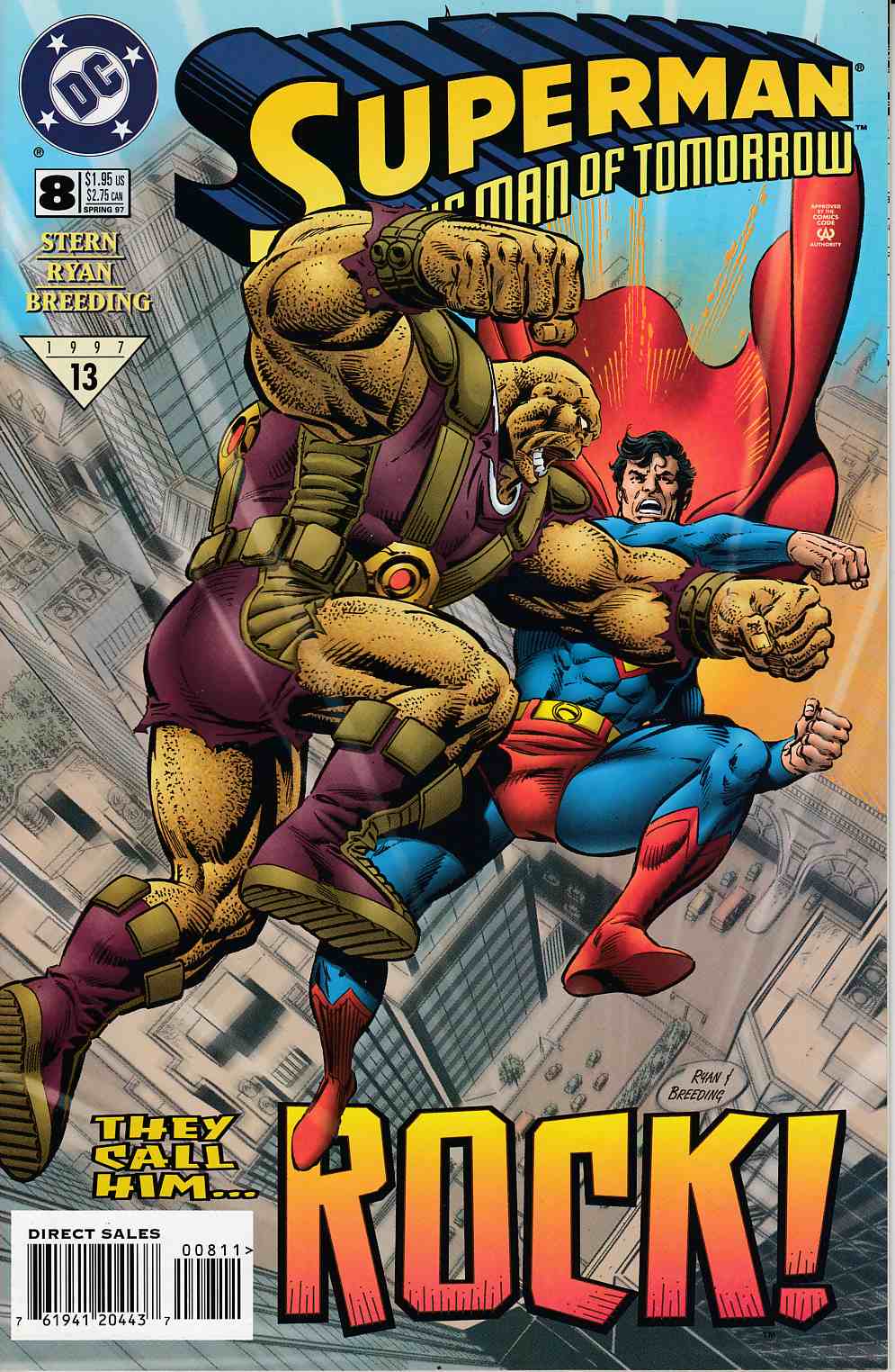 Superman The Man of Tomorrow #8 Very Fine (8.0) [DC Comic] THUMBNAIL