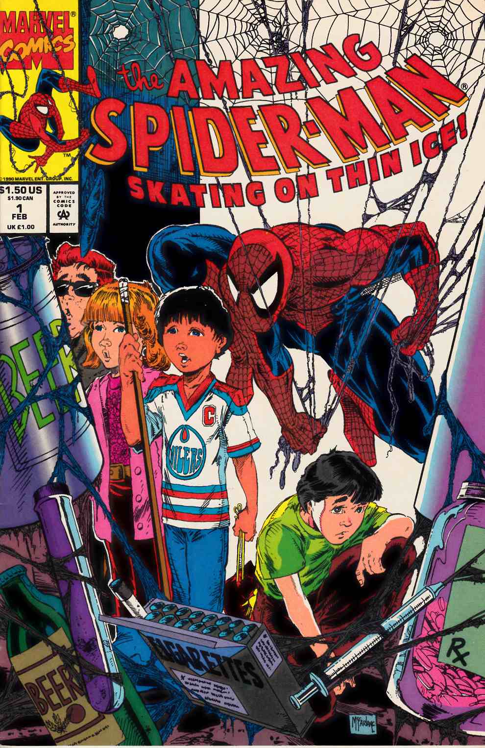 Amazing Spider-Man Skating on Thin Ice #1 Very Fine (8.0) [Marvel Comic] LARGE