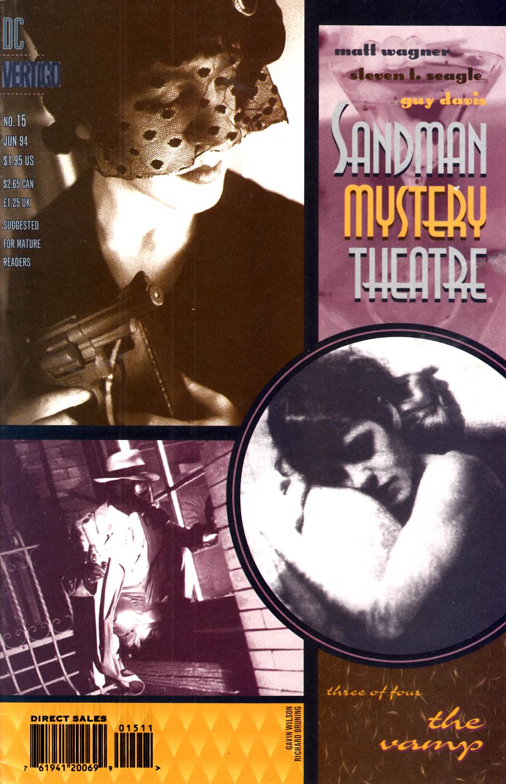 Sandman Mystery Theatre #15 Very Fine (8.0) [DC Comic] LARGE