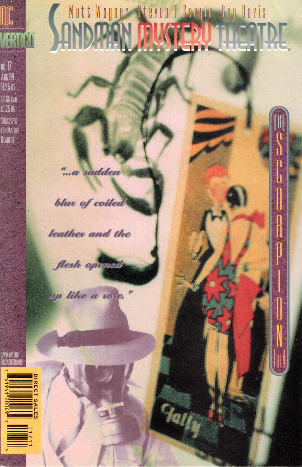 Sandman Mystery Theatre #17 Near Mint (9.4) [DC Comic] LARGE