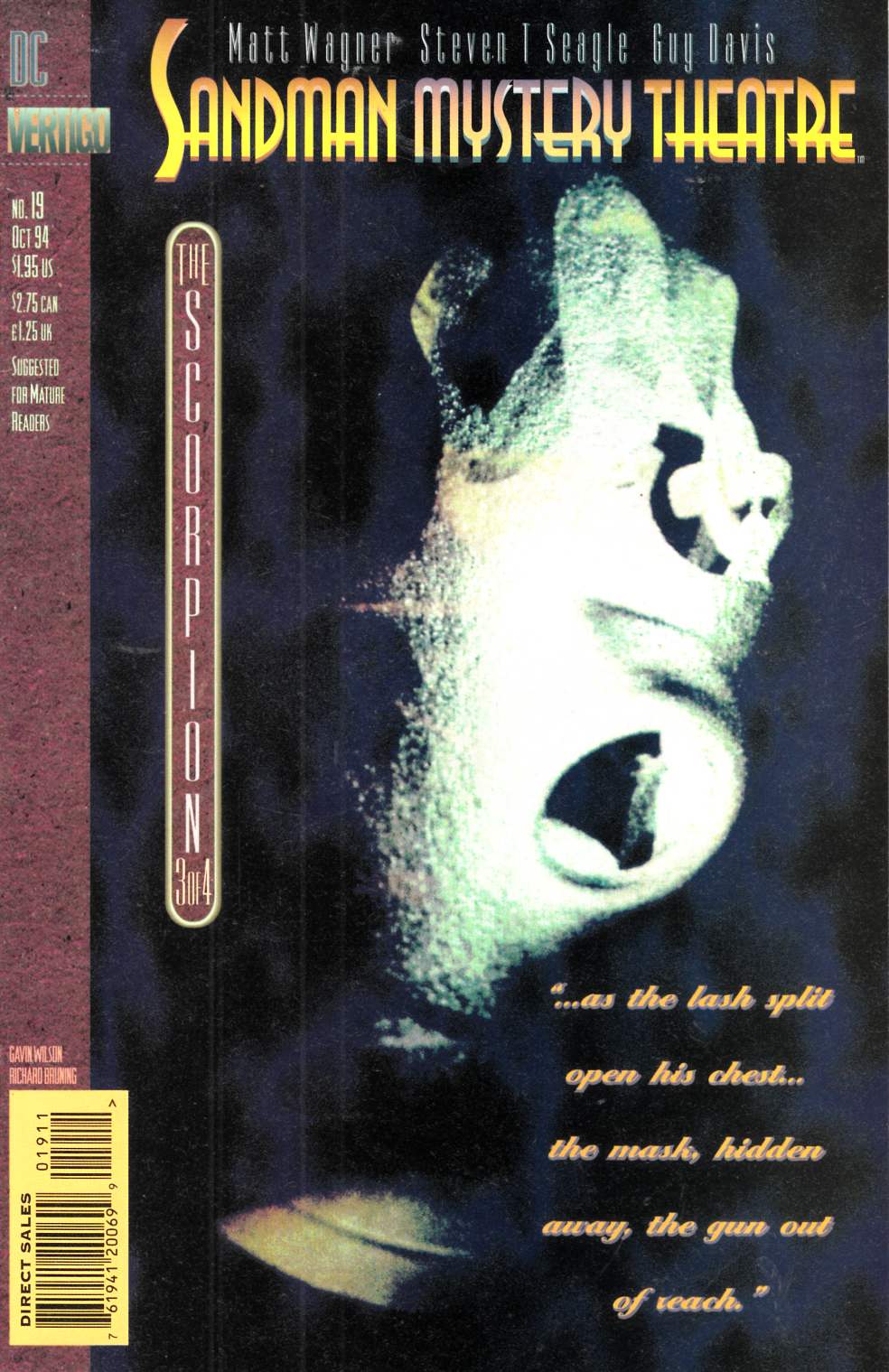 Sandman Mystery Theatre #19 Very Fine (8.0) [DC Comic] THUMBNAIL