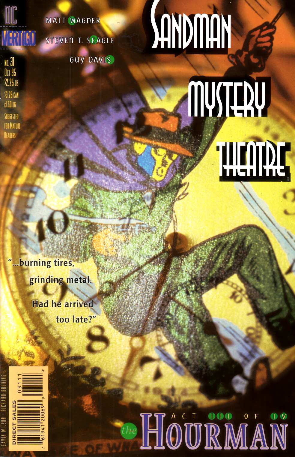 Sandman Mystery Theatre #31 Near Mint (9.4) [DC Comic] LARGE