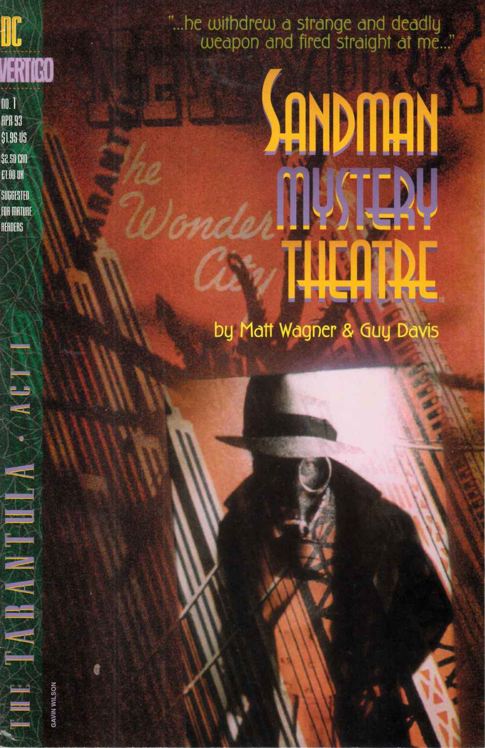 Sandman Mystery Theatre #1 Fine/Very Fine (7.0) [DC Comic] LARGE