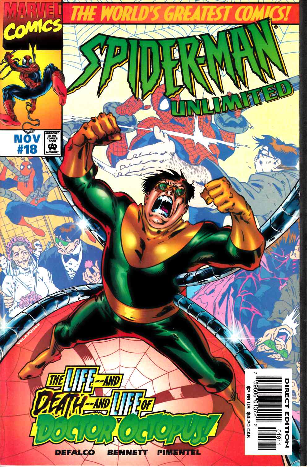 Spider-Man Unlimited #18 Very Fine (8.0) [Marvel Comic] THUMBNAIL