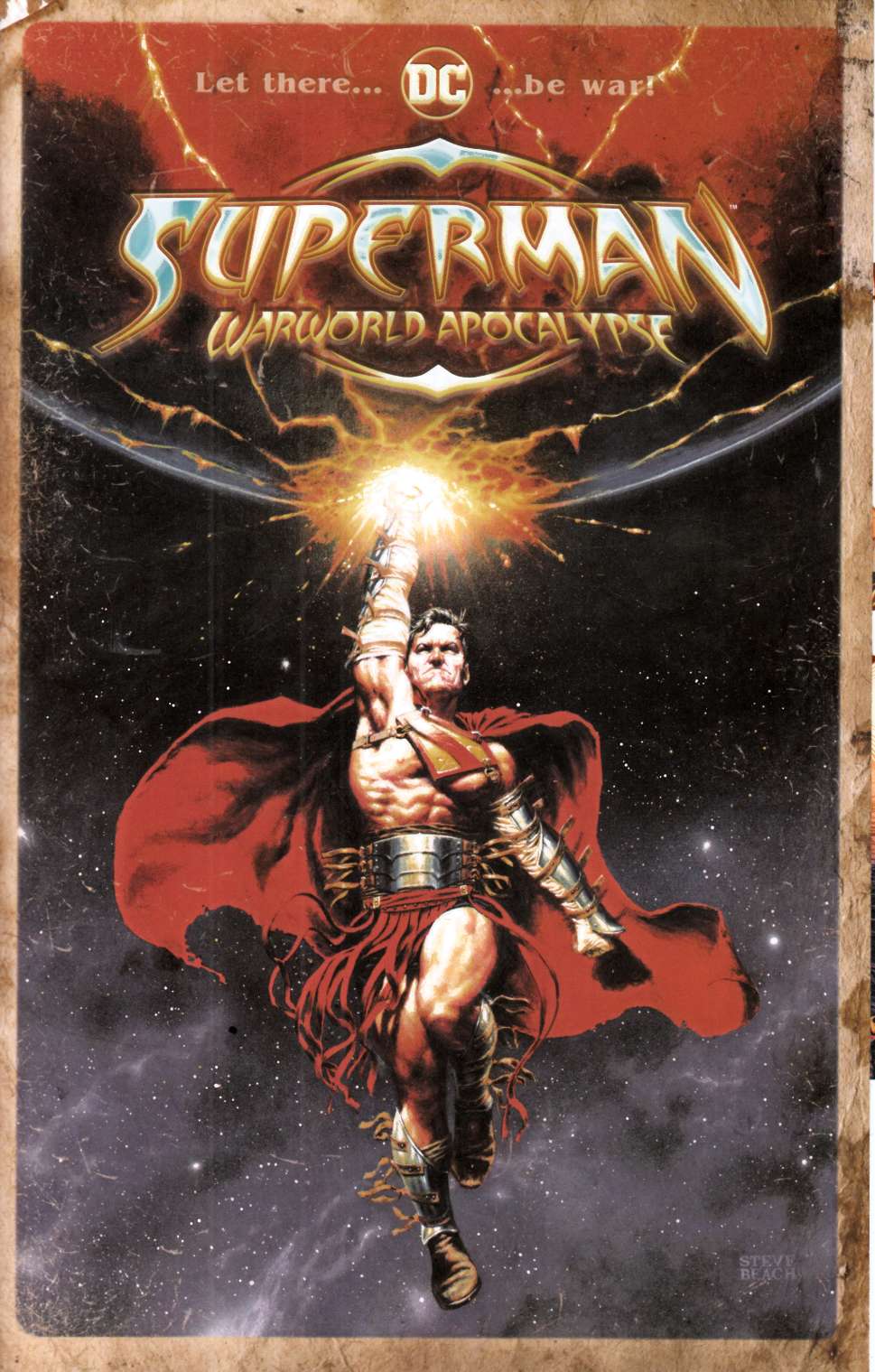 Superman Warworld Apocalypse #1 Beach Distressed Variant Cover Near Mint (9.4) [DC Comic] THUMBNAIL