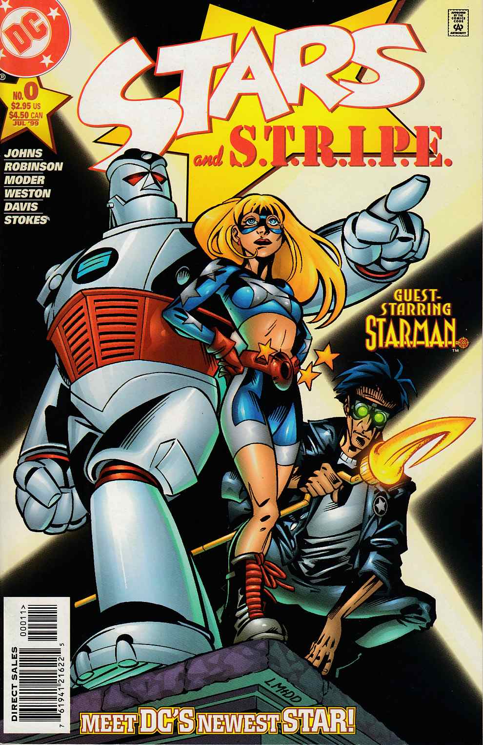 Stars and STRIPE #0 Near Mint (9.4) [DC Comic] LARGE