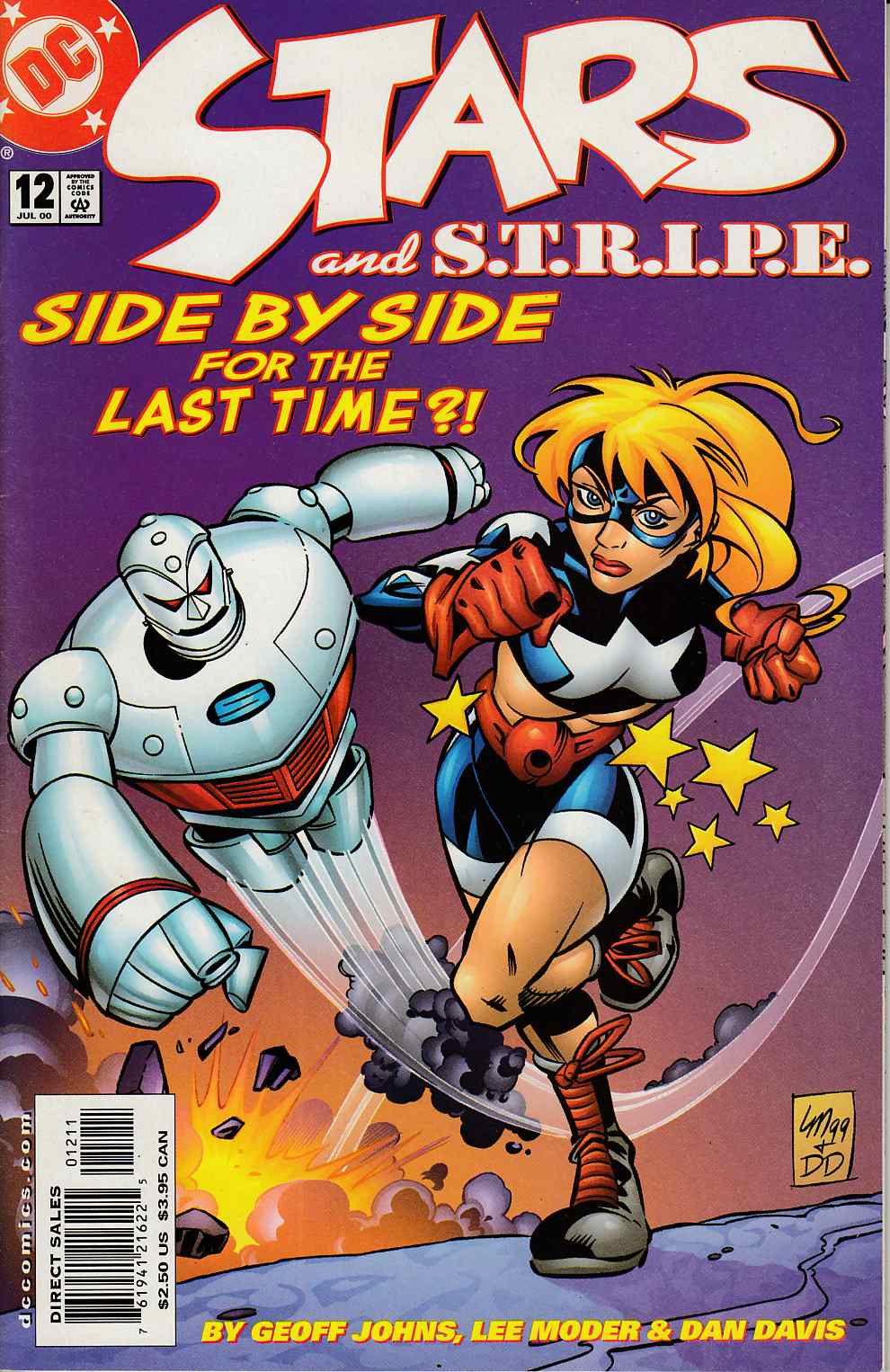 Stars and STRIPE #12 Near Mint Minus (9.2) [DC Comic] LARGE