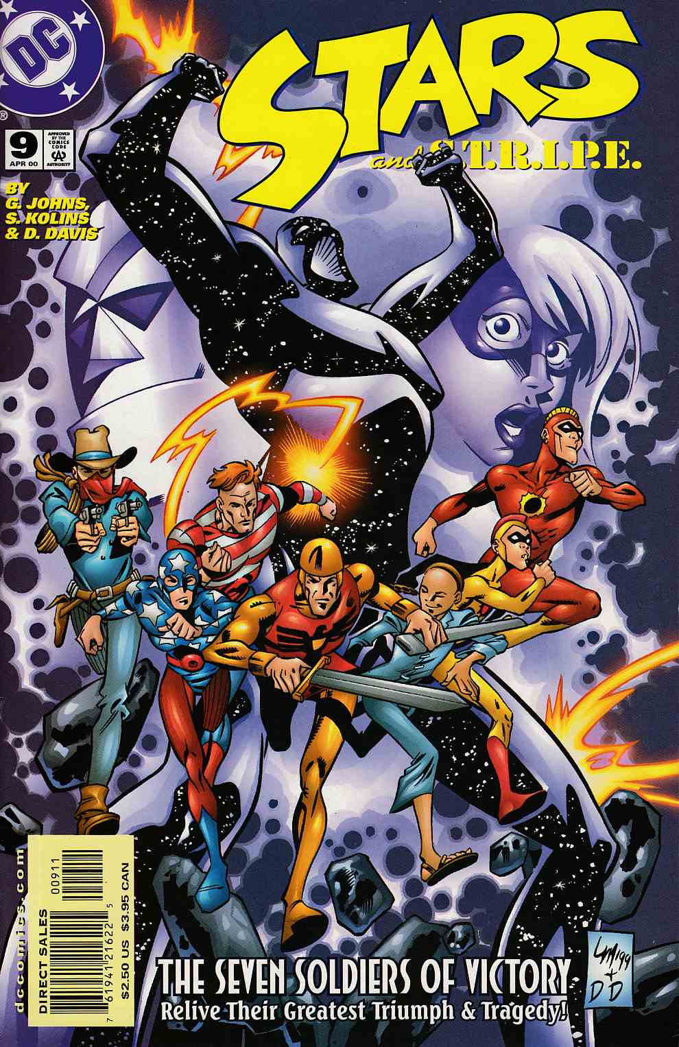 Stars and STRIPE #9 Very Fine (8.0) [DC Comic] LARGE