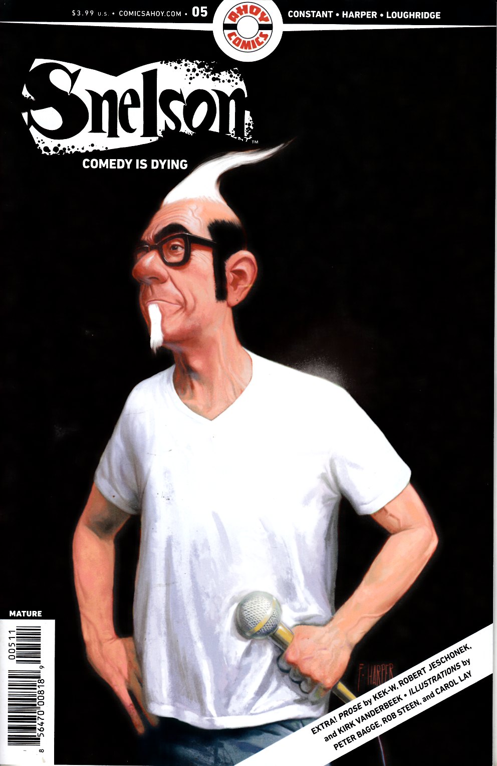 Snelson Comedy is Dying #5 Near Mint (9.4) [Ahoy Comic] LARGE