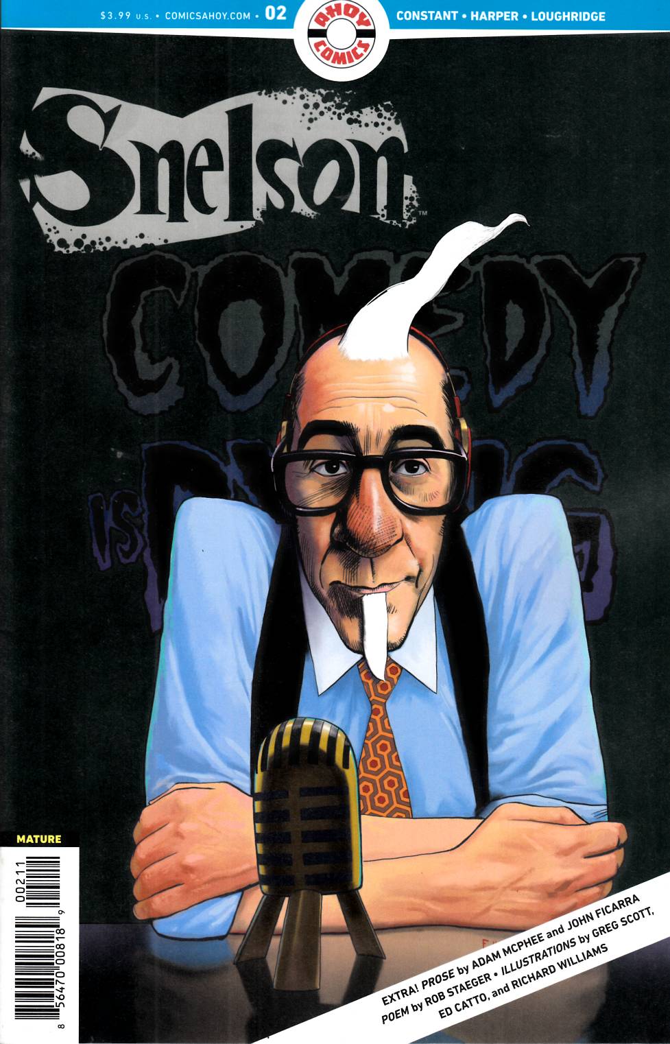 Snelson Comedy is Dying #2 Near Mint (9.4) [Ahoy Comic] THUMBNAIL