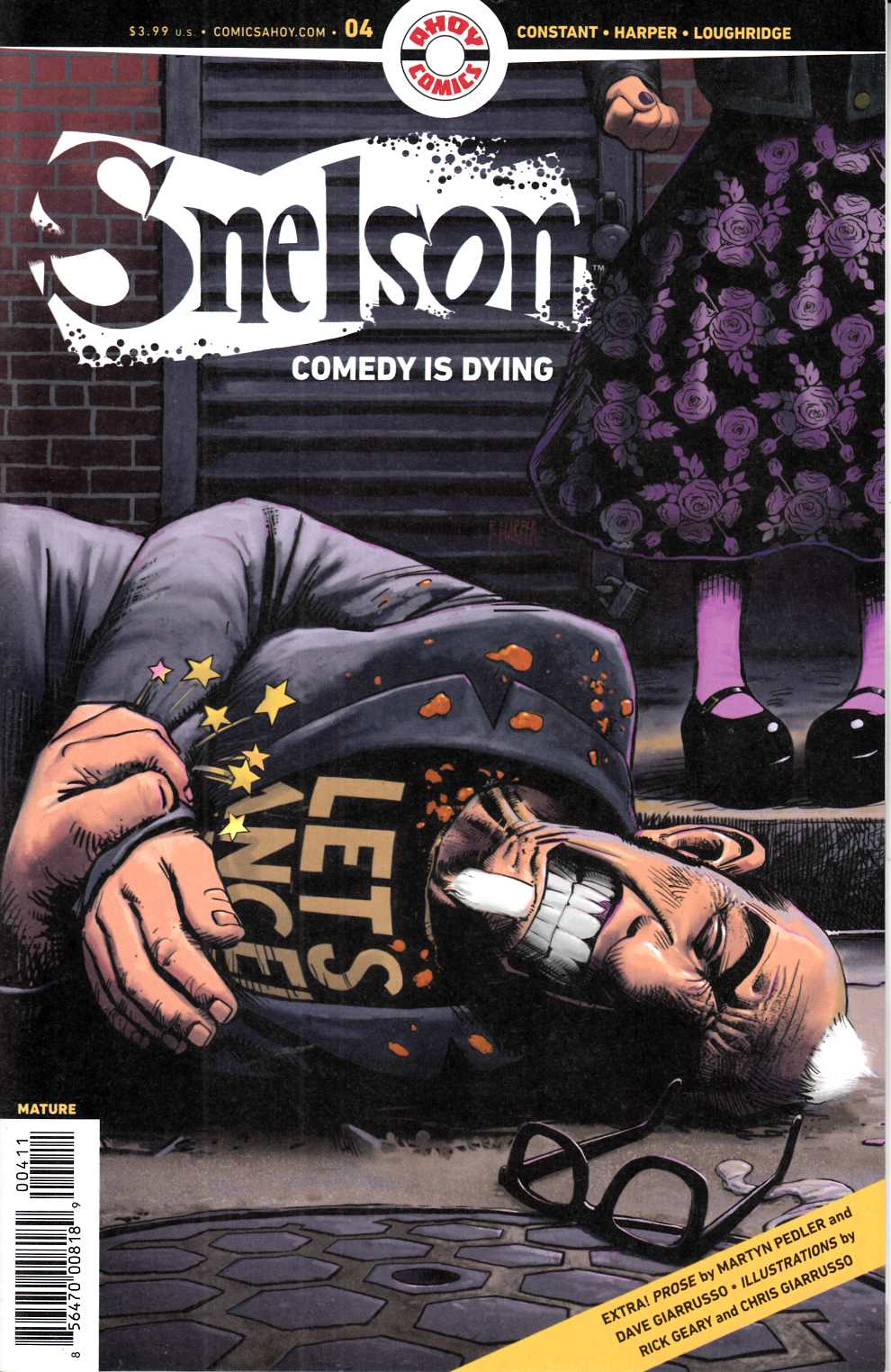 Snelson Comedy is Dying #4 Near Mint (9.4) [Ahoy Comic] THUMBNAIL
