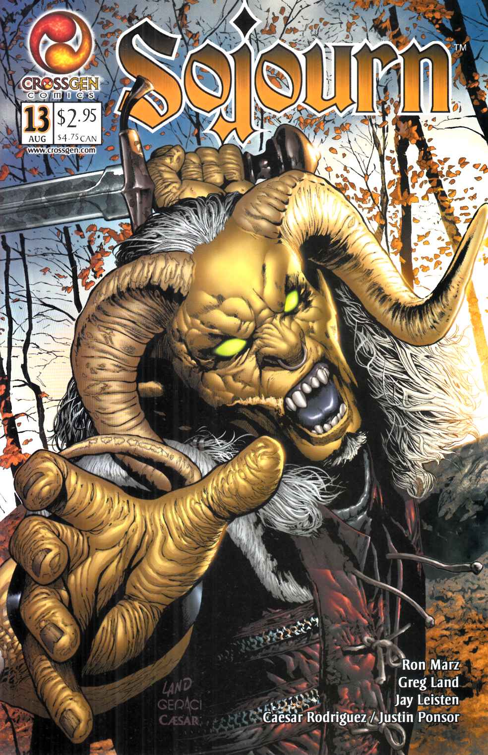Sojourn #13 Near Mint (9.4) [CrossGen Comic] LARGE
