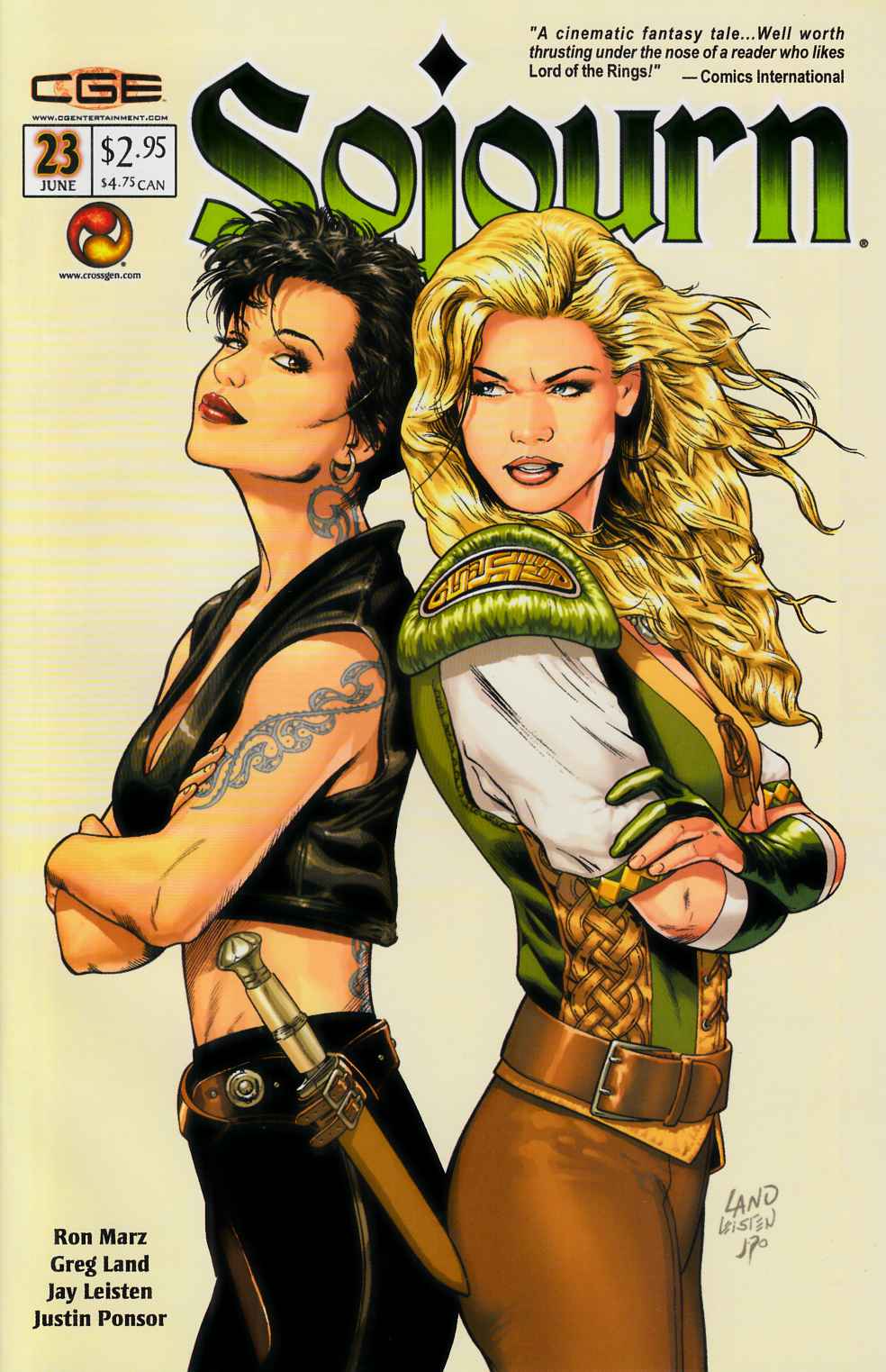 Sojourn #23 Near Mint (9.4) [CrossGen Comic] THUMBNAIL