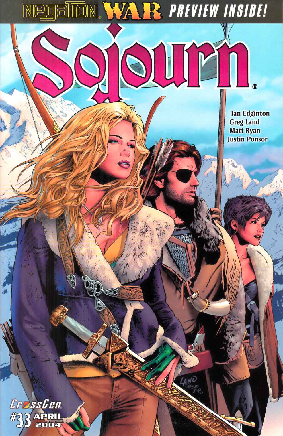 Sojourn #33 Near Mint (9.4) [CrossGen Comic] THUMBNAIL