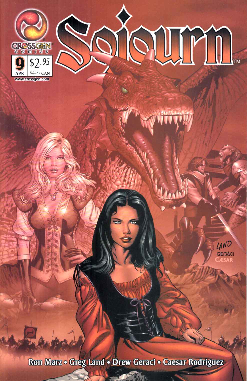 Sojourn #9 Near Mint (9.4) [CrossGen Comic] THUMBNAIL