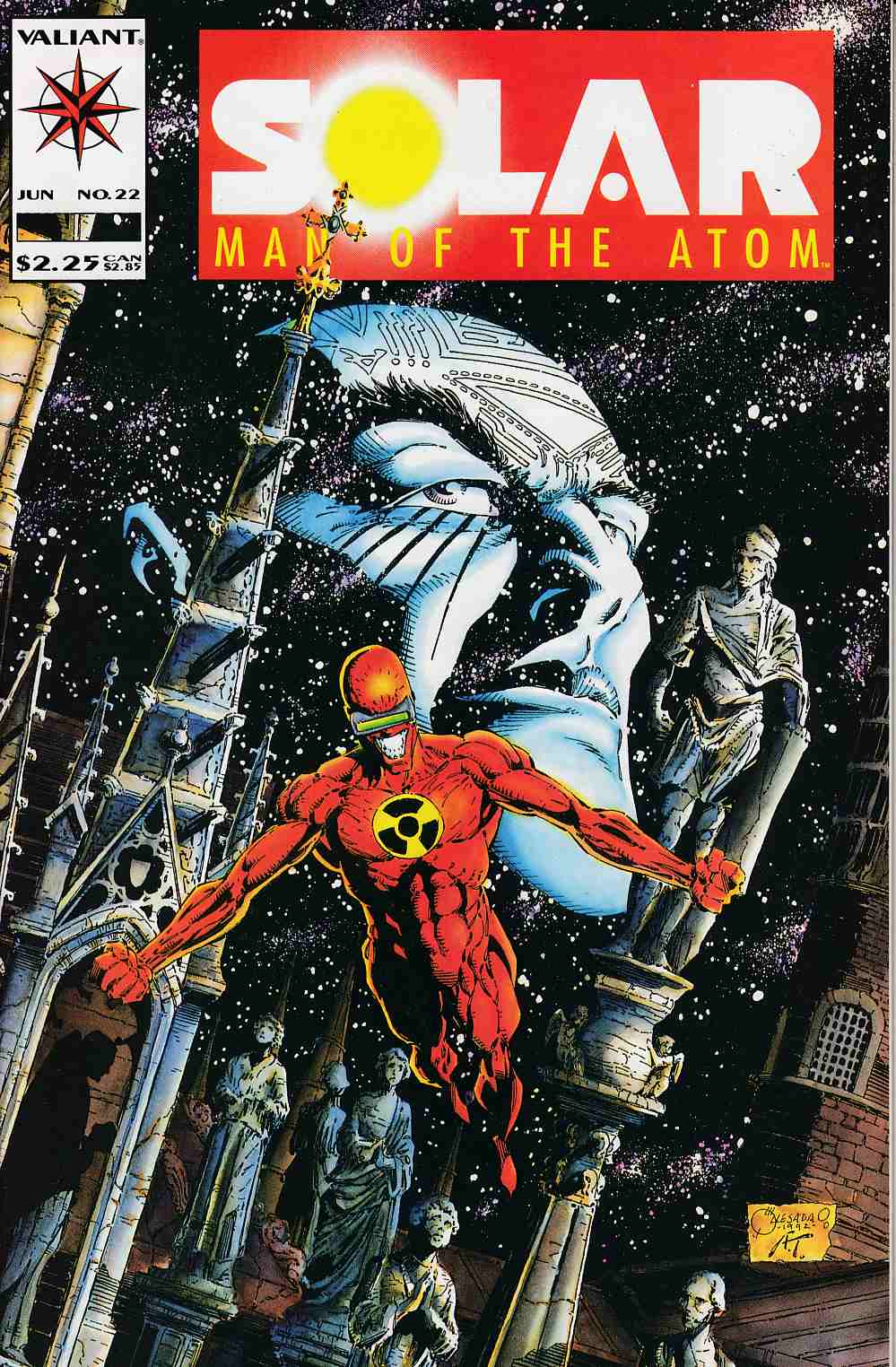 Solar Man of the Atom #22 Near Mint (9.4) [Valiant Comic] THUMBNAIL