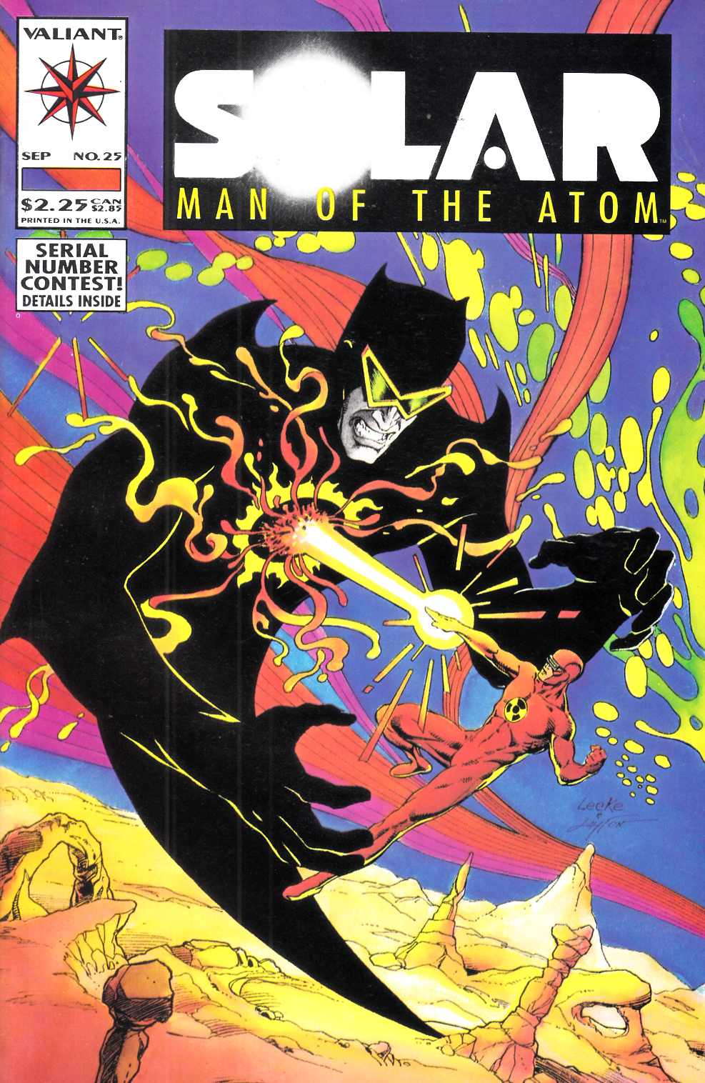 Solar Man of the Atom #25 Very Fine (8.0) [Valiant Comic] LARGE
