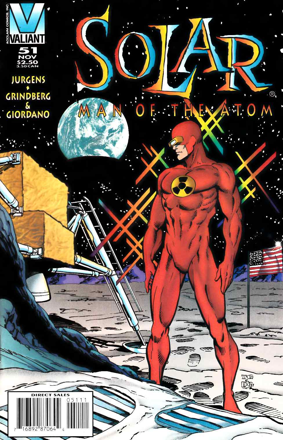 Solar Man of the Atom #51 Near Mint (9.4) [Valiant Comic] THUMBNAIL