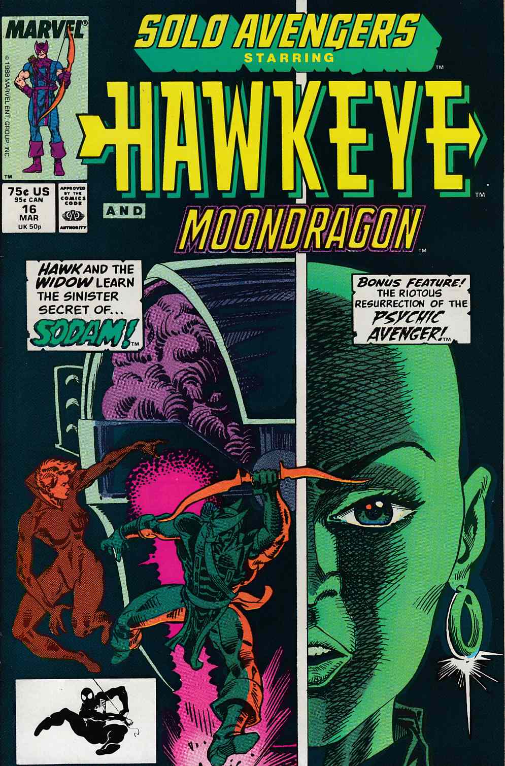 Solo Avengers #16 Very Fine (8.0) [Marvel Comic] THUMBNAIL