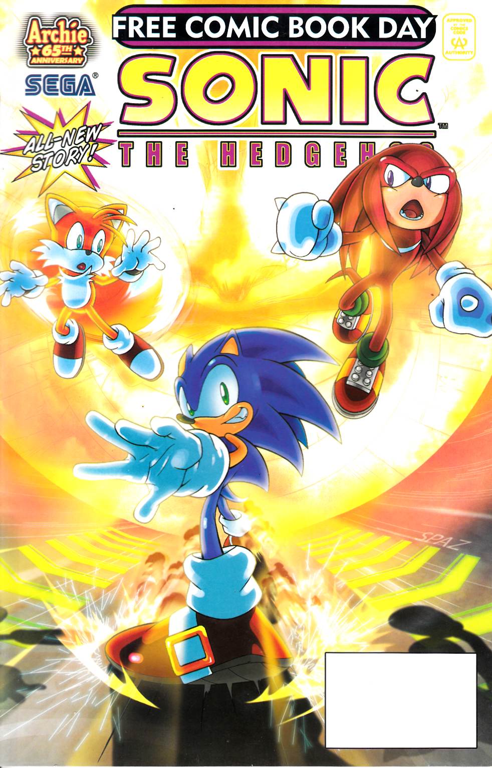 Sonic The Hedgehog Fcbd 07 One Shot Very Good 4 0 Archie Comic Dreamlandcomics Com Online Store