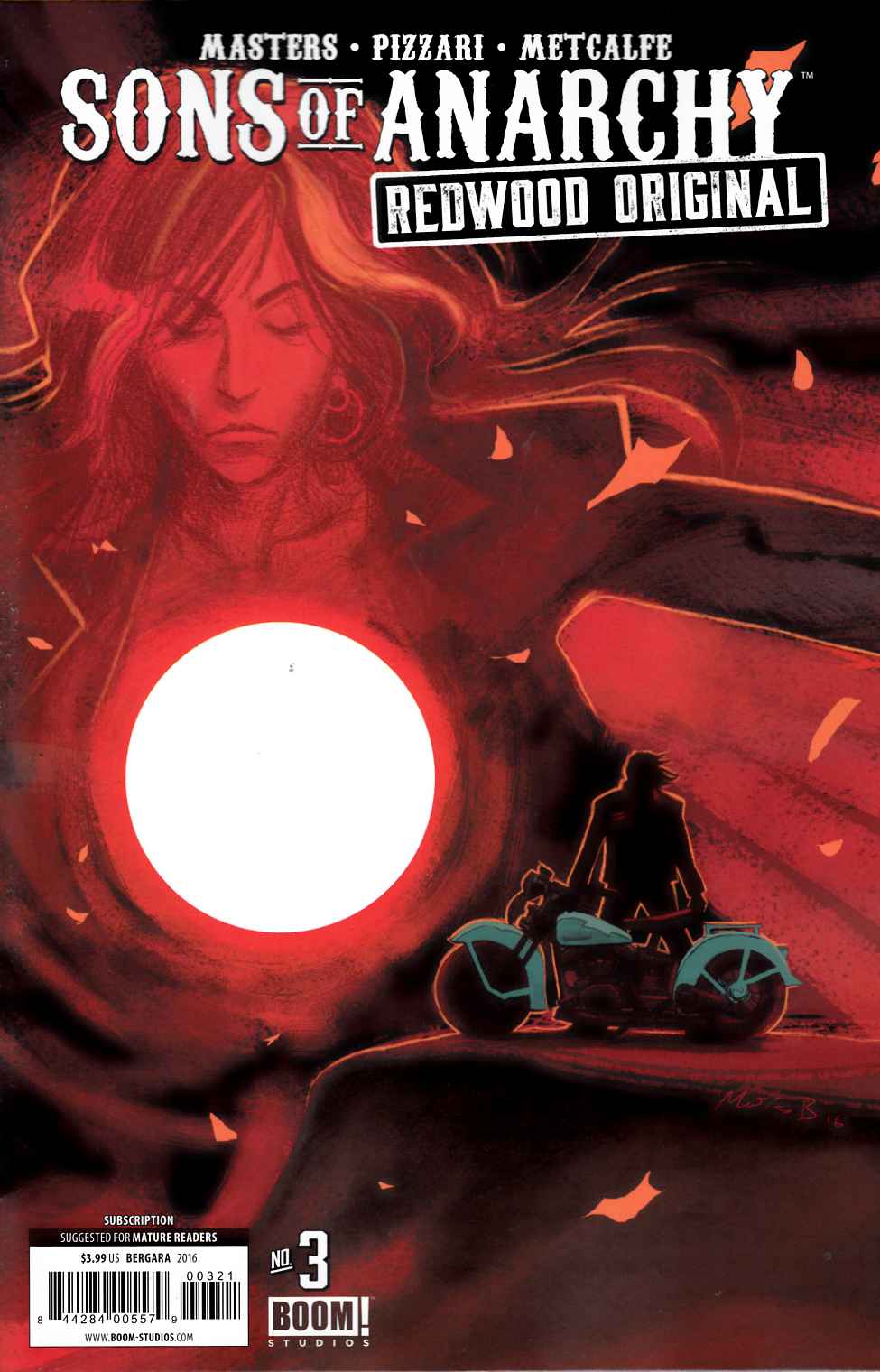 Sons Of Anarchy Redwood Original #3 Subscription Cover [Boom Comic] THUMBNAIL