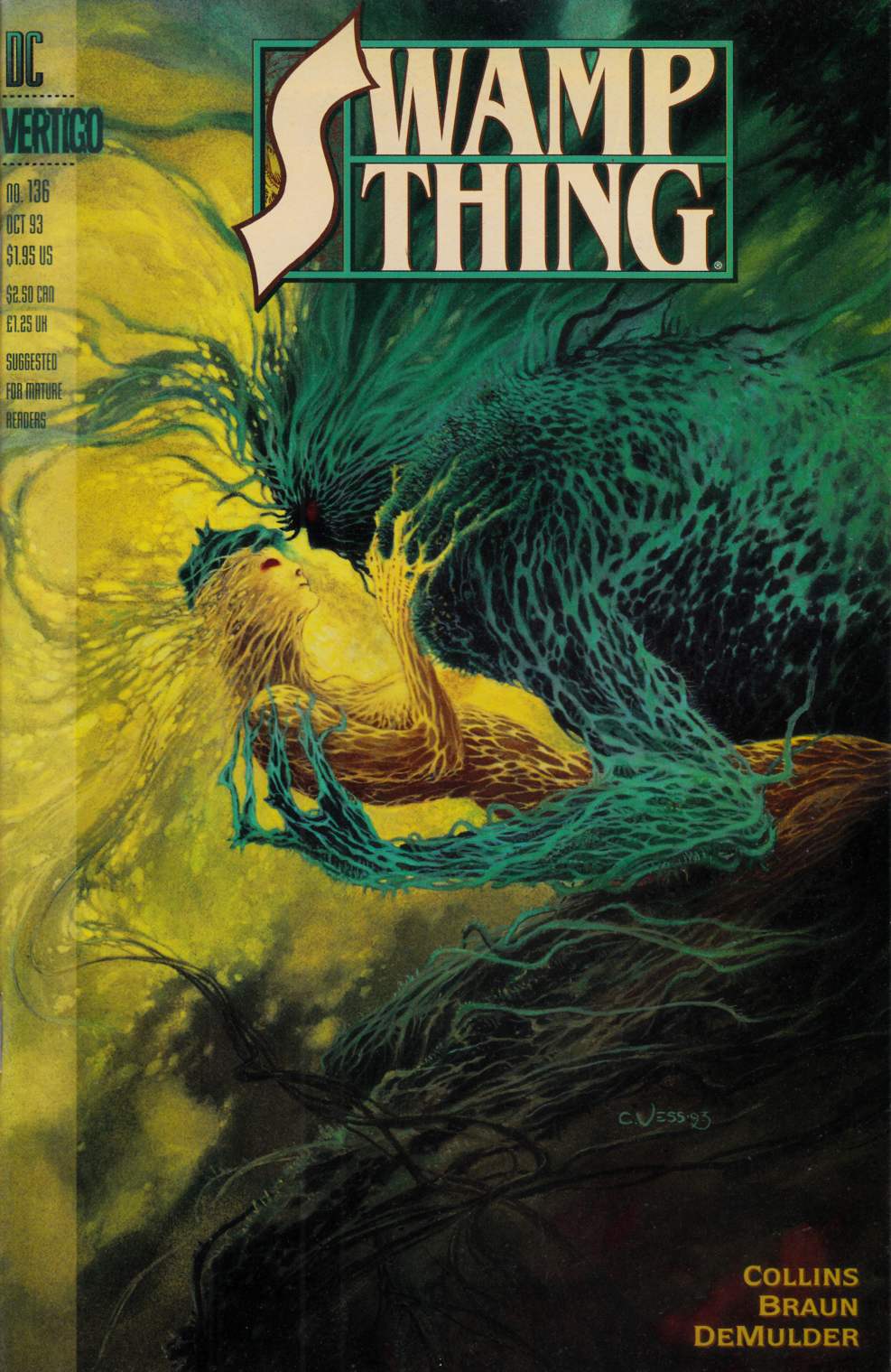 Saga of the Swamp Thing #136 Near Mint (9.4) [DC Comic] LARGE