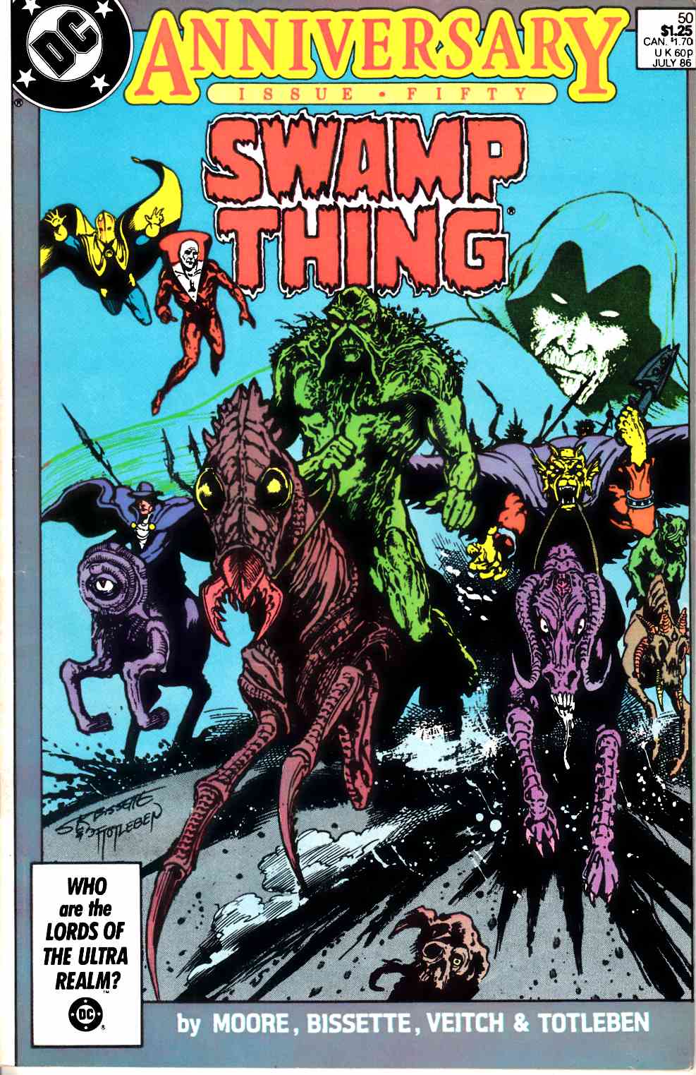 Saga of the Swamp Thing #50 Very Good (4.0) [DC Comic] LARGE
