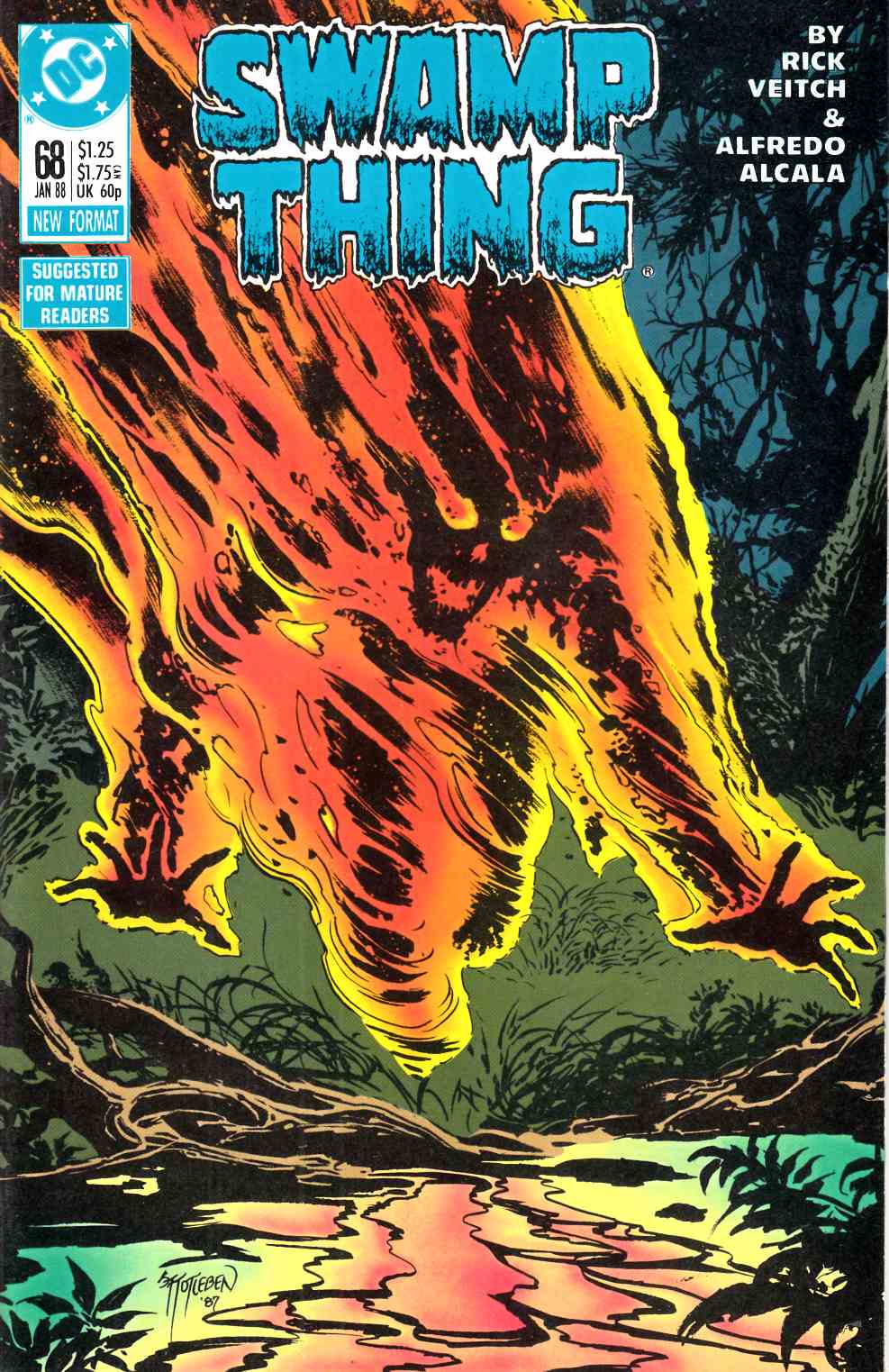 Saga of the Swamp Thing #68 Near Mint (9.4) [DC Comic] LARGE