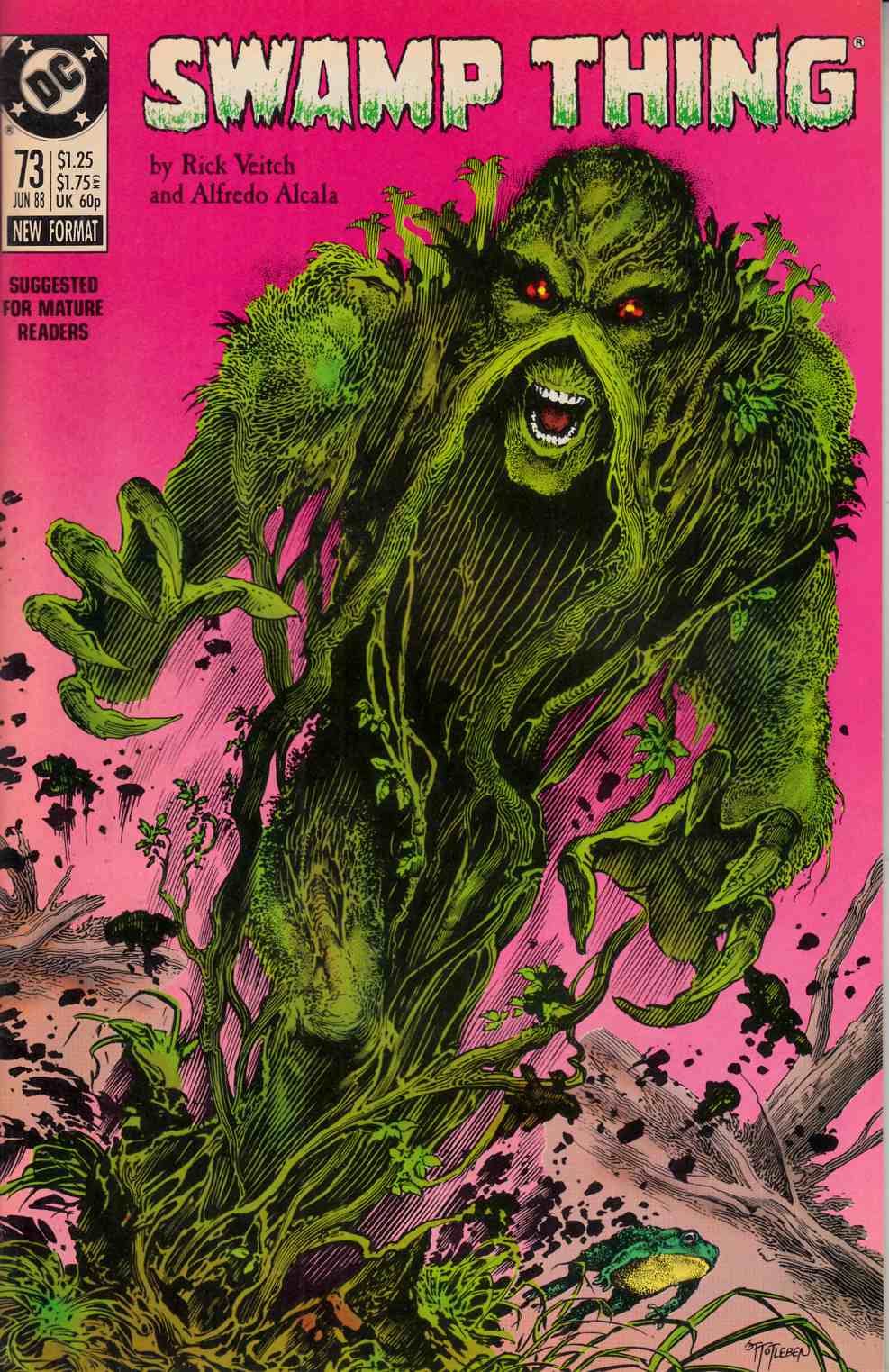 Saga of the Swamp Thing #73 Fine (6.0) [DC Comic] THUMBNAIL