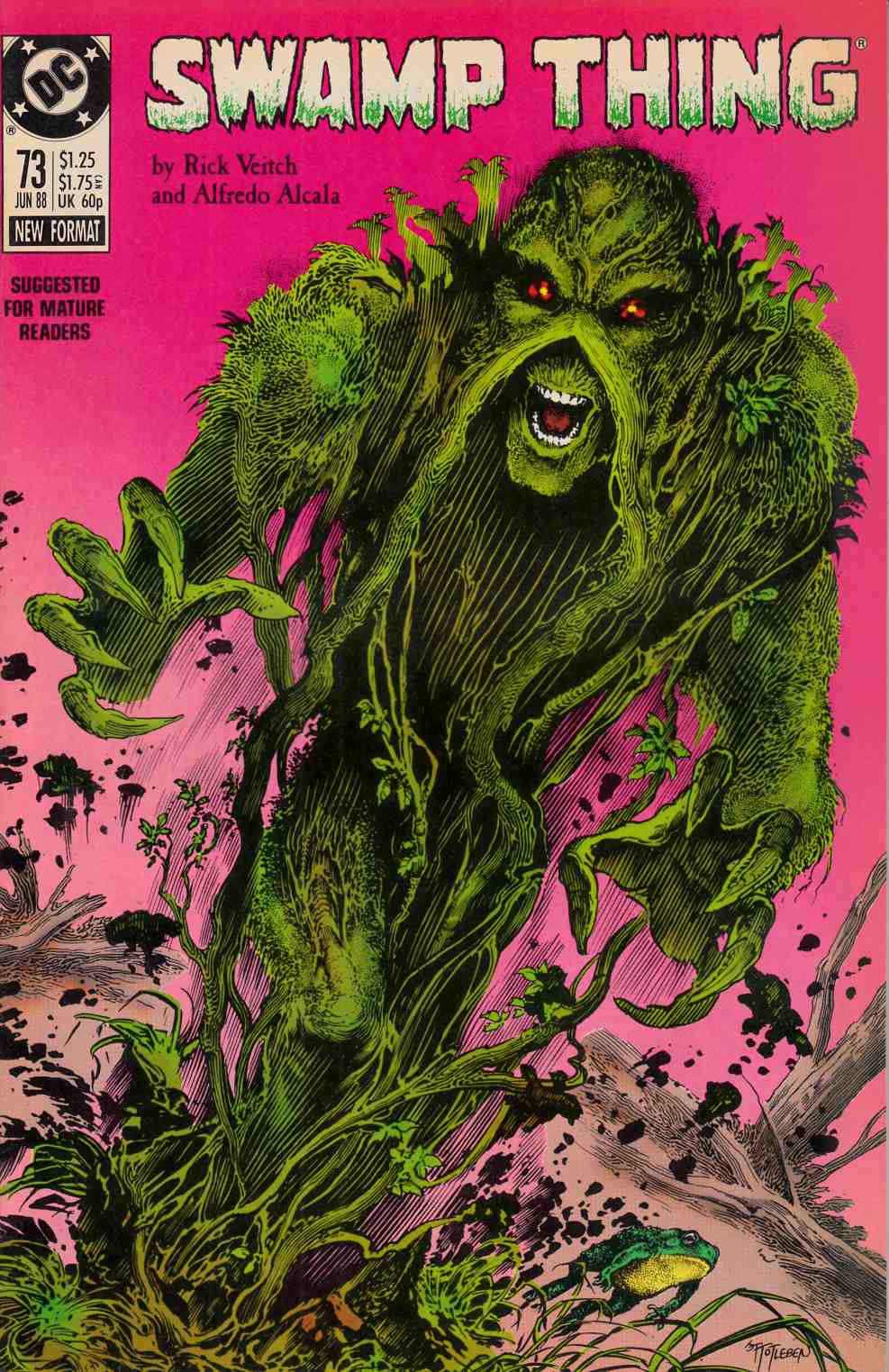 Saga of the Swamp Thing #73 Near Mint (9.4) [DC Comic] LARGE