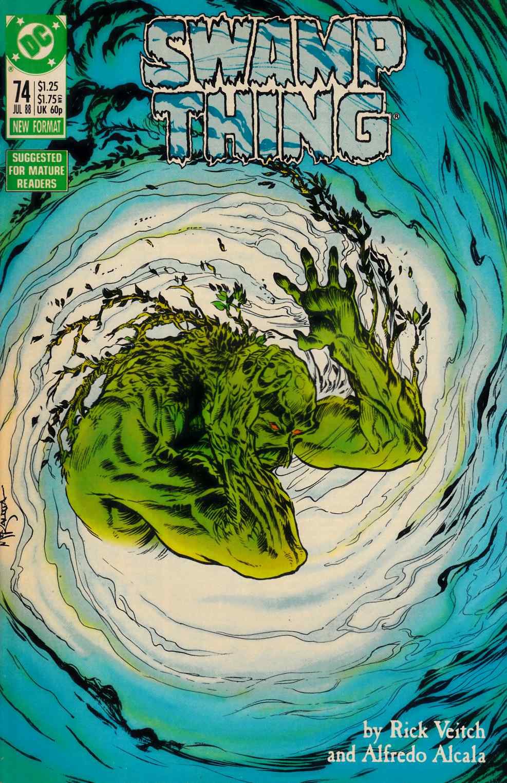 Saga of the Swamp Thing #74 Near Mint (9.4) [DC Comic] THUMBNAIL